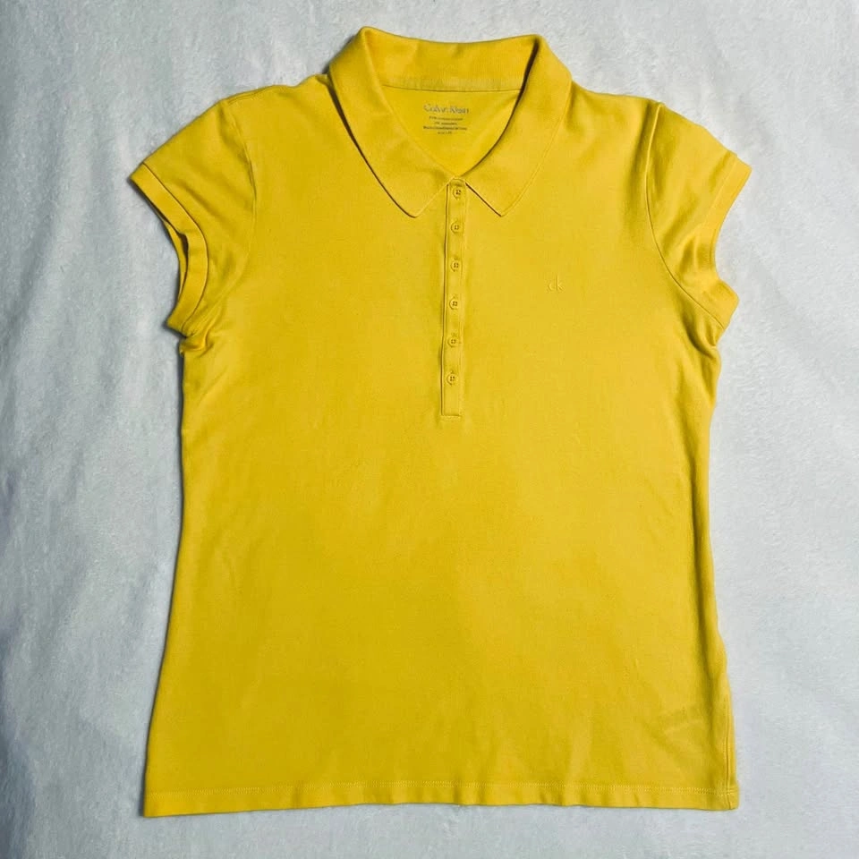 Calvin Klein Women Polo Shirt Size L