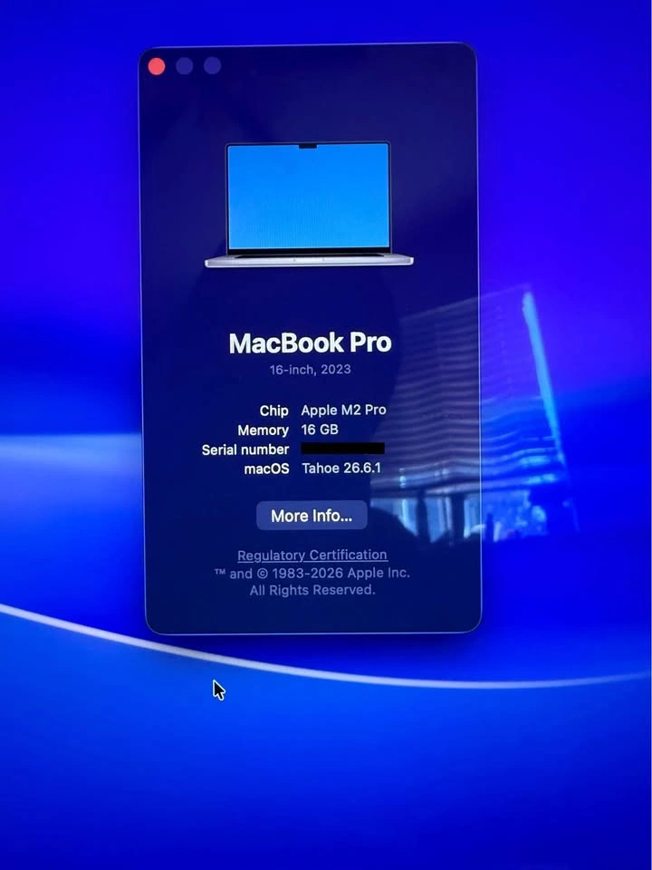 Apple MacBook Pro 16" M2 Pro (2023) - 16GB RAM / 512GB SSD - photo 5