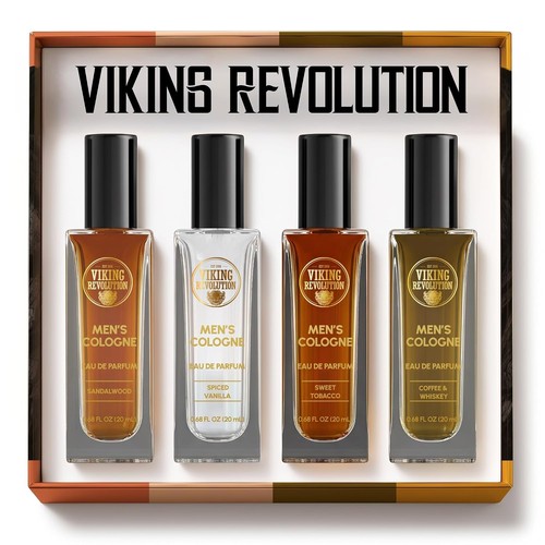 Viking Revolution Mens Cologne Sampler Set - 4 Pack