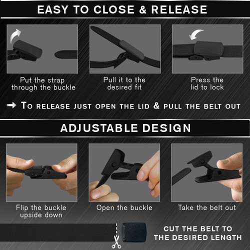 Tactical Belt – Heavy-Duty & Quick Release – Military, Work, Rig - photo 2
