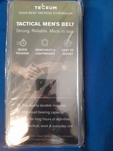 Tactical Belt – Heavy-Duty & Quick Release – Military, Work, Rig - photo 4
