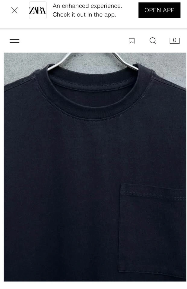 ZARA Women’s Round neck short sleeve T-shirt, Black Size L - photo 3