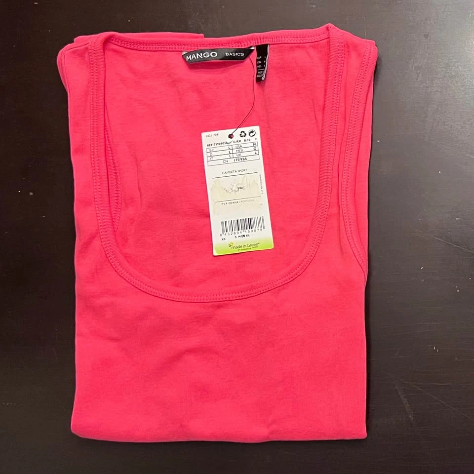 Women’s Scoop Neck Tank Top / Stretch Cotton Rich/ size L i - photo 3