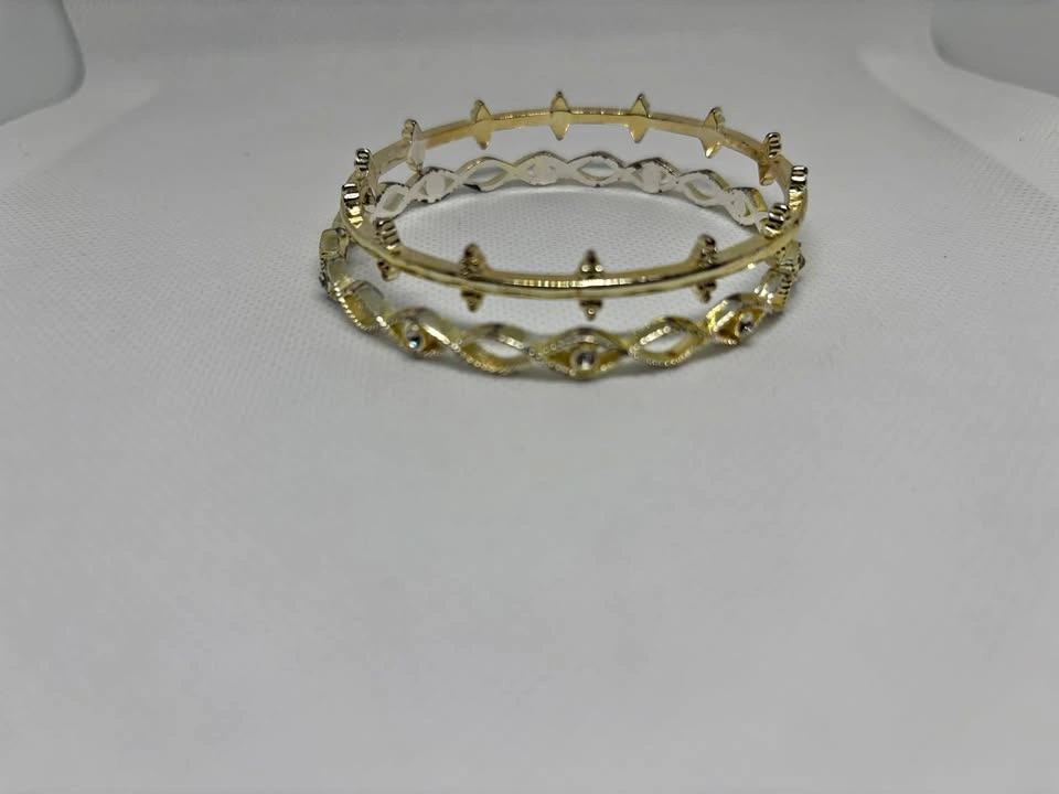 Anne Klein Gold-Tone Bangle Bracelet Set