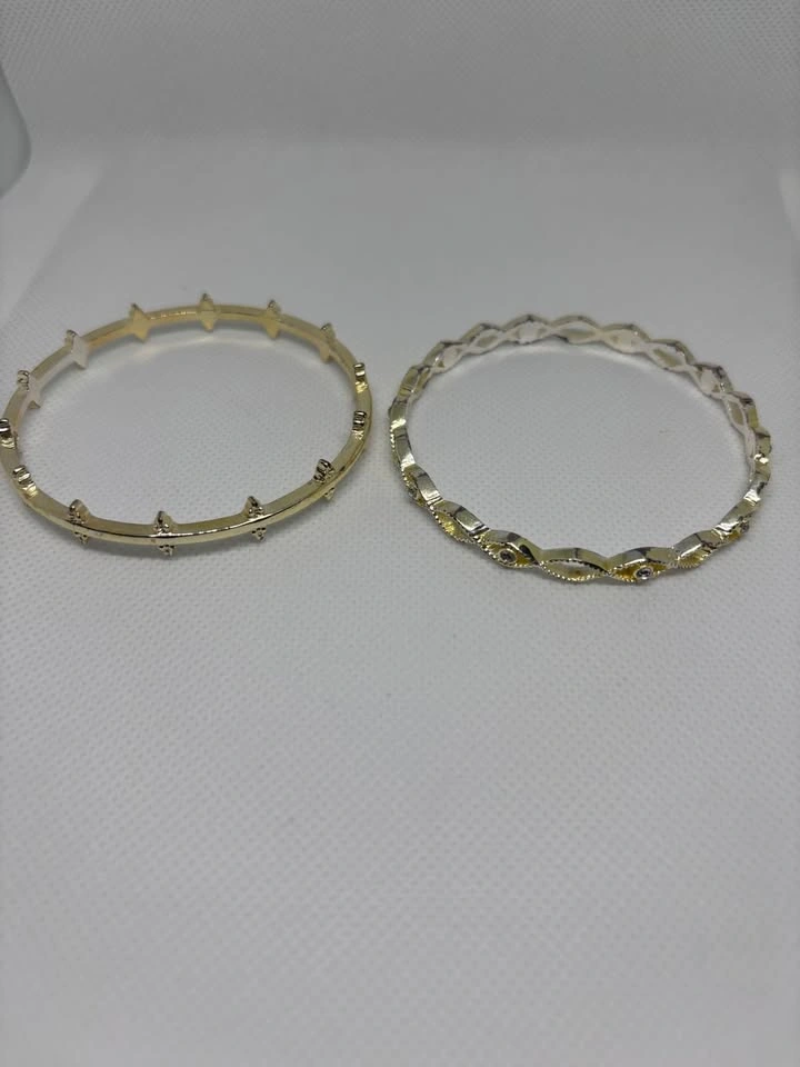 Anne Klein Gold-Tone Bangle Bracelet Set - photo 2