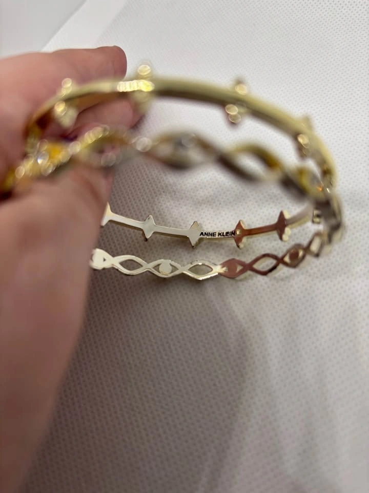 Anne Klein Gold-Tone Bangle Bracelet Set - photo 3