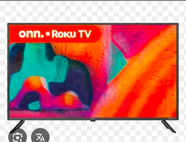 Onn 40 inch, 2026, Smart Roku TV in like new condition with box