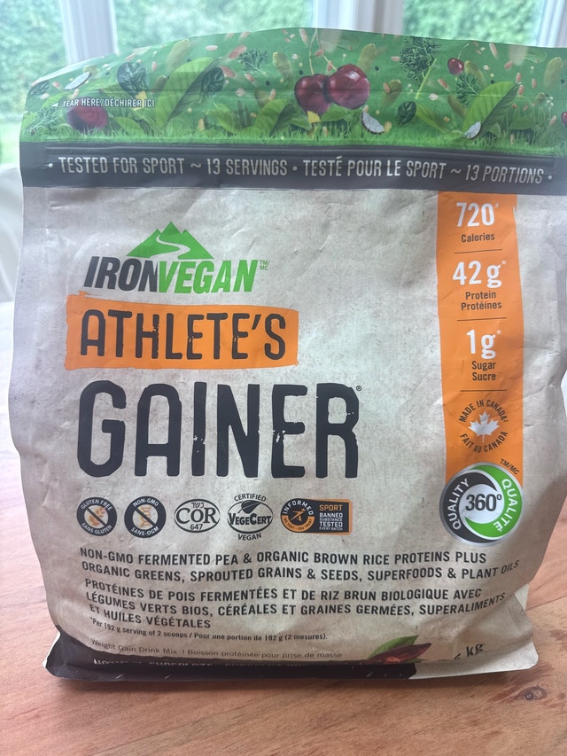 Ironvegan Athlete's Gainer