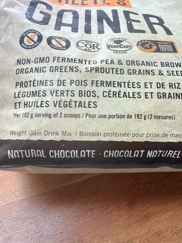 Ironvegan Athlete's Gainer - photo 3