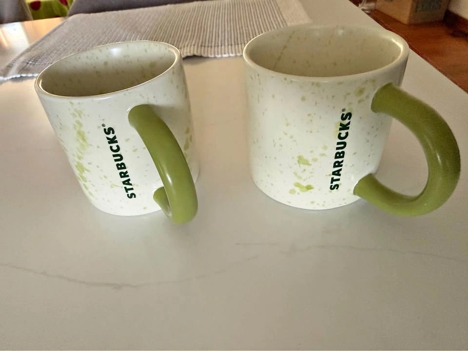 Starbucks Matcha Splatter Mugs