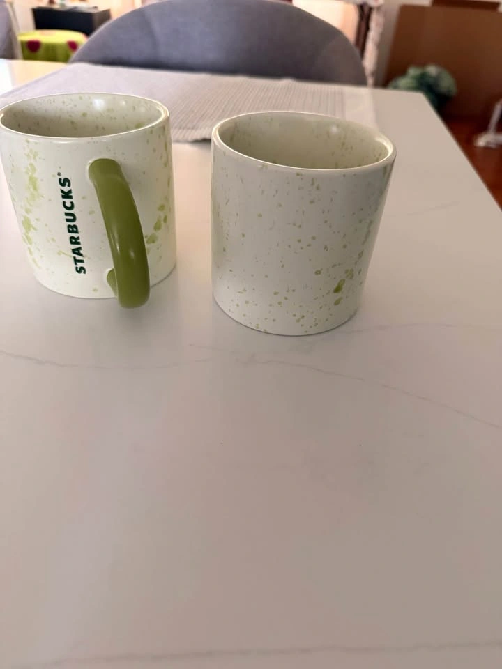 Starbucks Matcha Splatter Mugs - photo 3