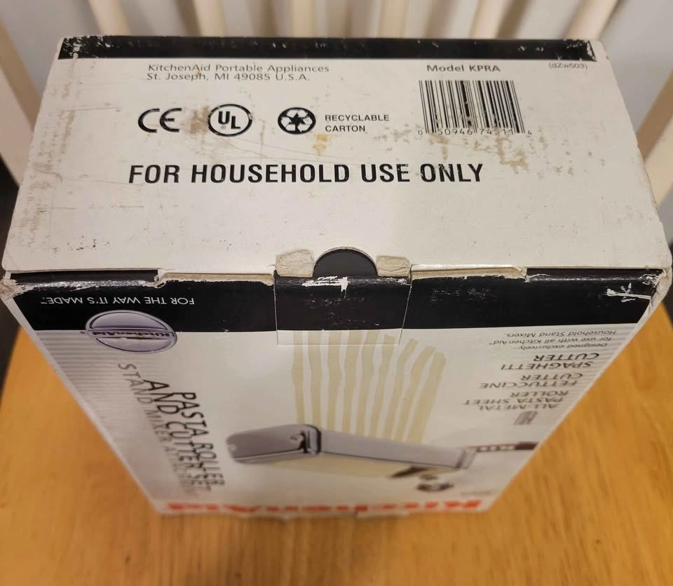 KitchenAid KPRA 3-Piece Pasta Roller & Cutter Set / NEW - photo 5