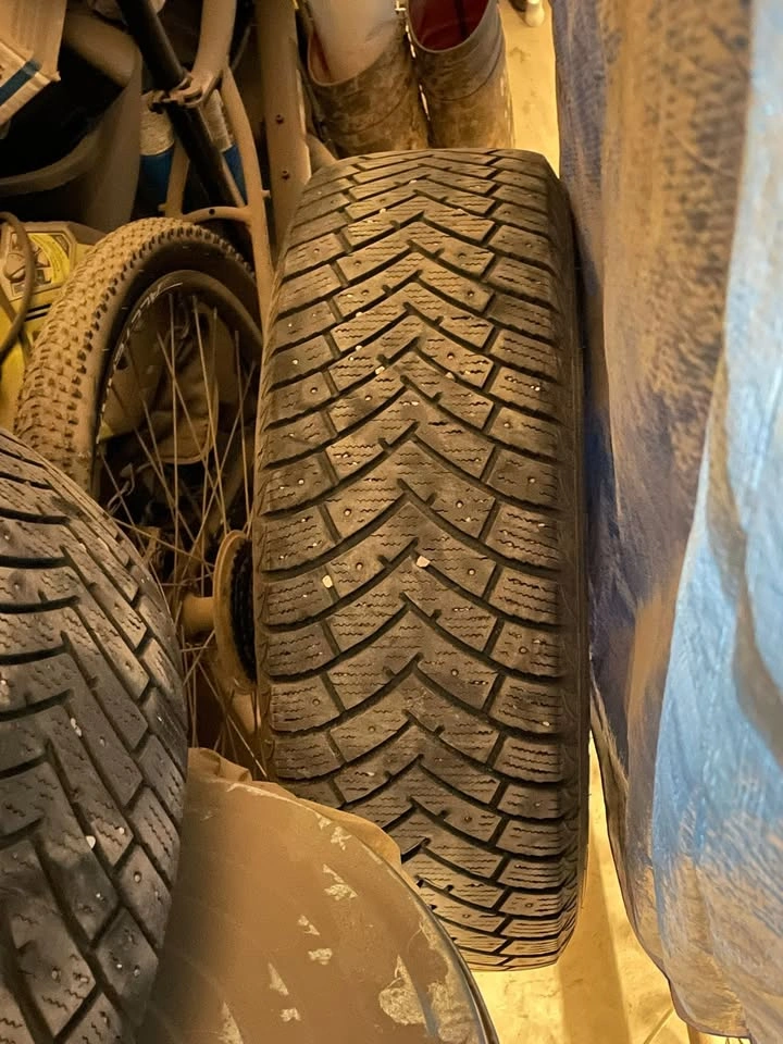 225/65R17 STUDDED Ironman Winter Tires on Steel Rims (Set of 4) - photo 2