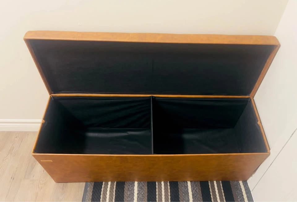SONGMICS 43 Inches Folding Storage Ottoman - photo 2