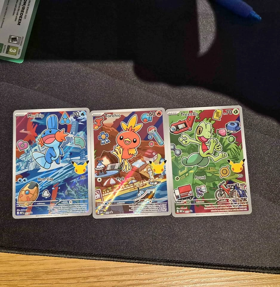 First Partner Series 3 Mudkip Torchic Treecko