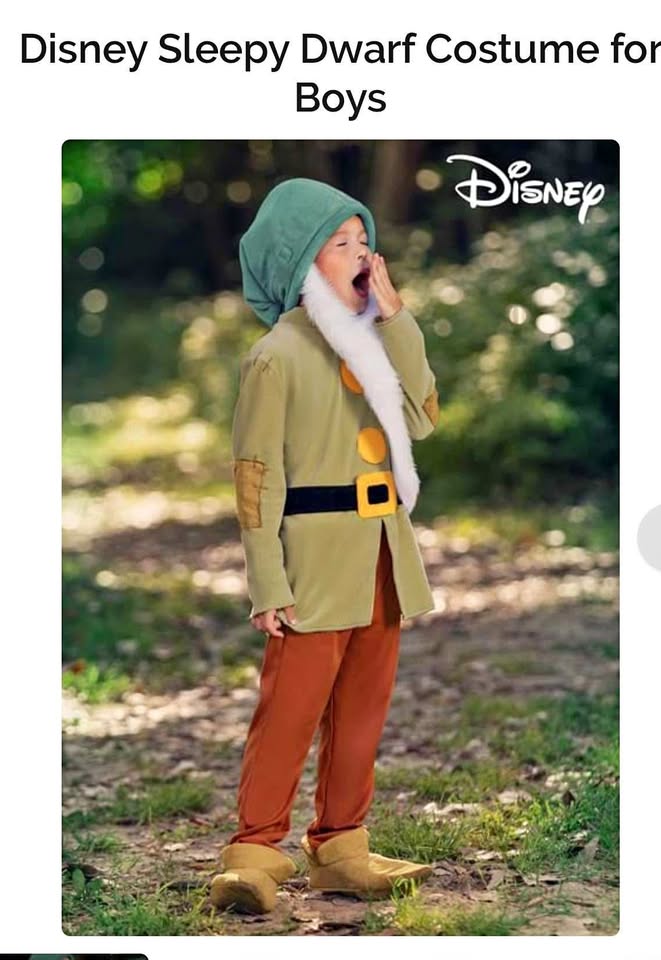 Disney Sleepy Dwarf Costume for Boys