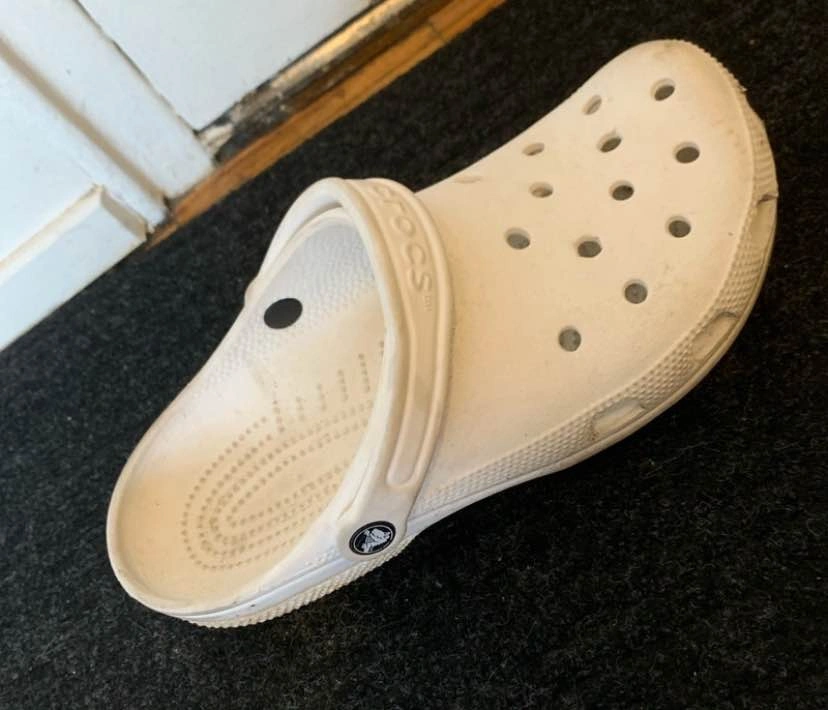 White Crocs Classic Clogs - photo 3
