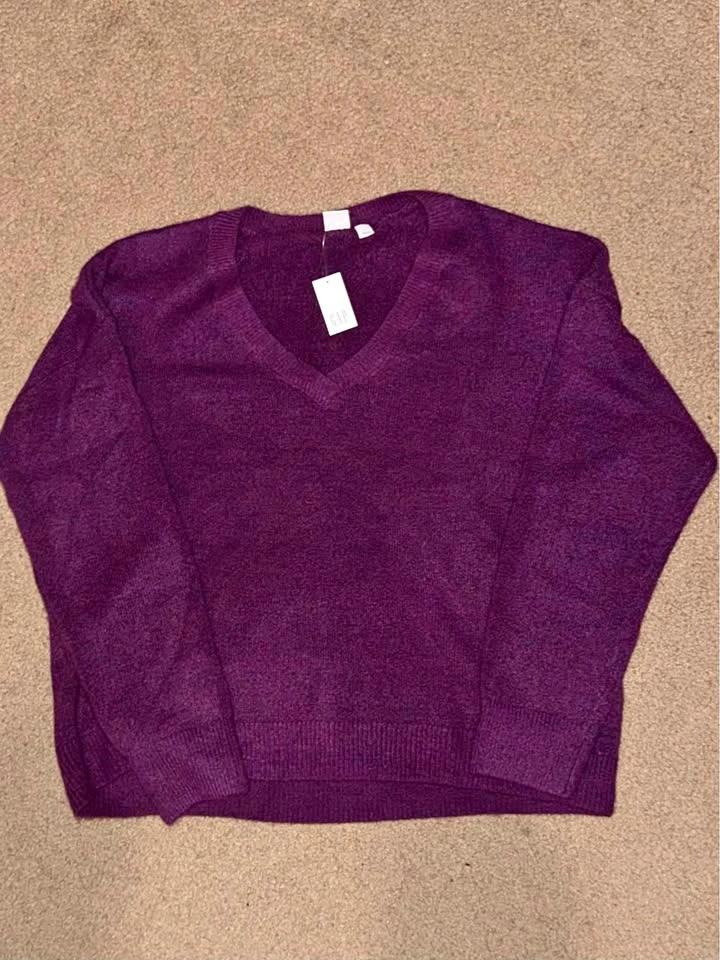 GAP Purple Fleece Sweater