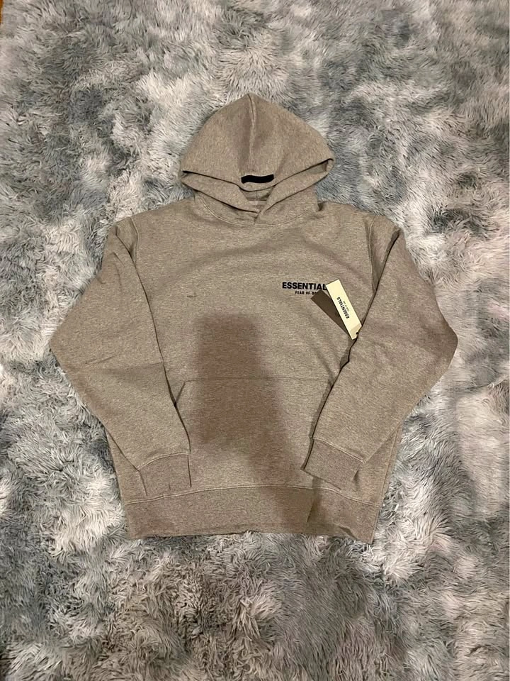 Essential FOG Dark Oatmeal Hoodie