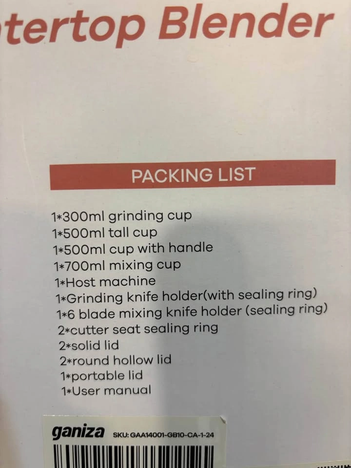 MOVING SALE Ganiza 15-in-1 Blender Combo - photo 2