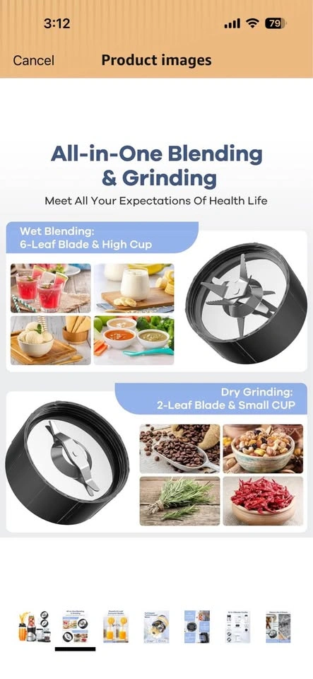 MOVING SALE Ganiza 15-in-1 Blender Combo - photo 3
