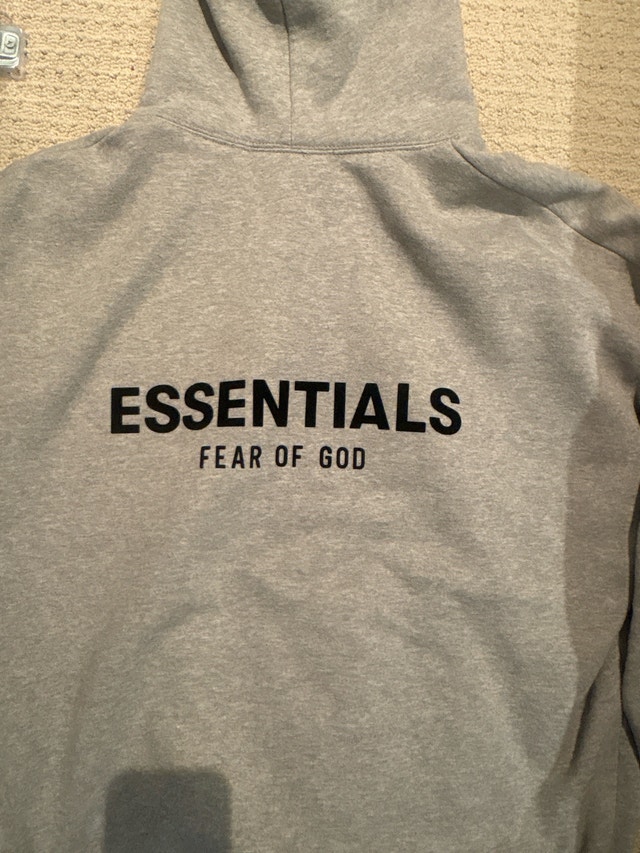 Fear of God Essentials SS22 Dark Oat Hoodie - photo 4