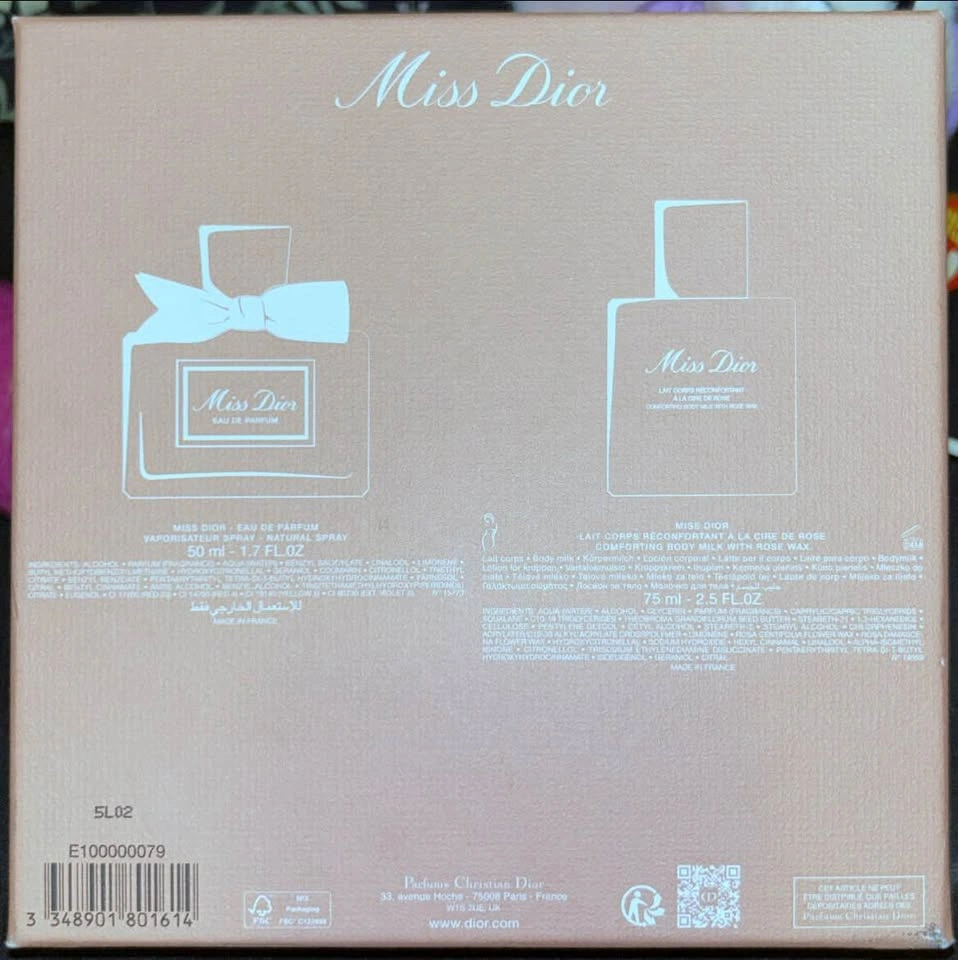 Christian Dior "Miss Dior" Perfume & Body Milk Gift Set - photo 3