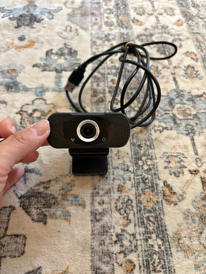 1080P HD USB Webcam with Built-in Microphone – Plug & Play