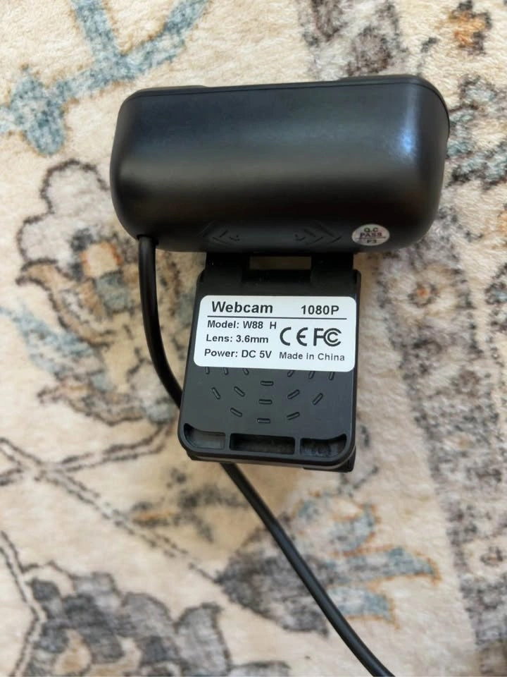 1080P HD USB Webcam with Built-in Microphone – Plug & Play - photo 3