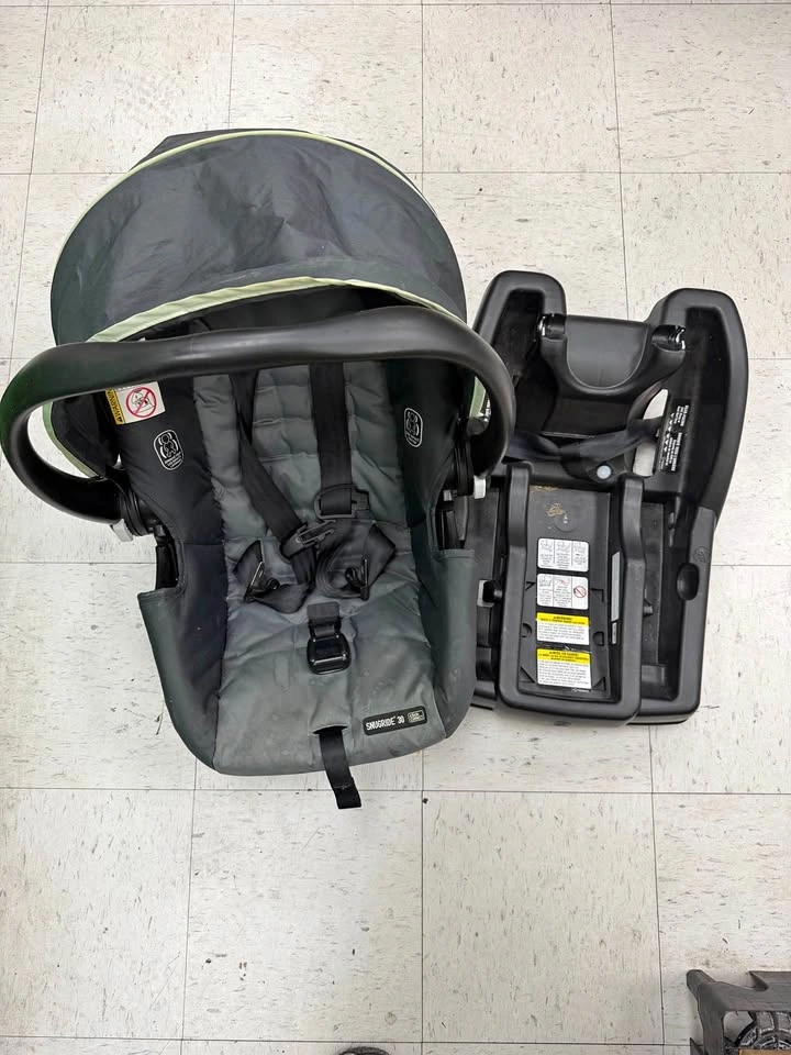 Baby Carseat Set with Stroller and Booster seat Set