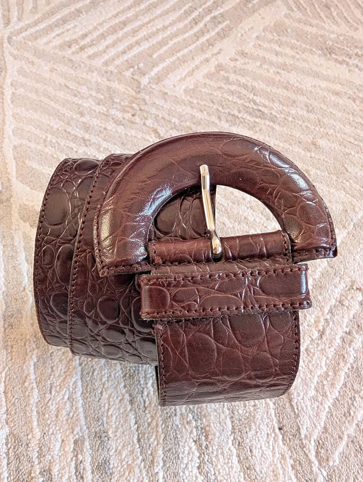 Vintage Women's Embossed Waist Belt