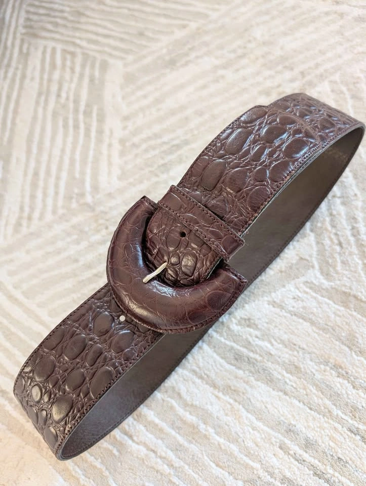 Vintage Women's Embossed Waist Belt - photo 2