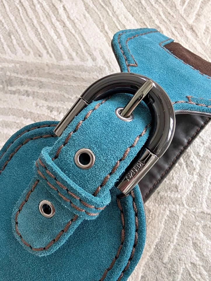 Kenzo Women's High-Waisted Leather Belt