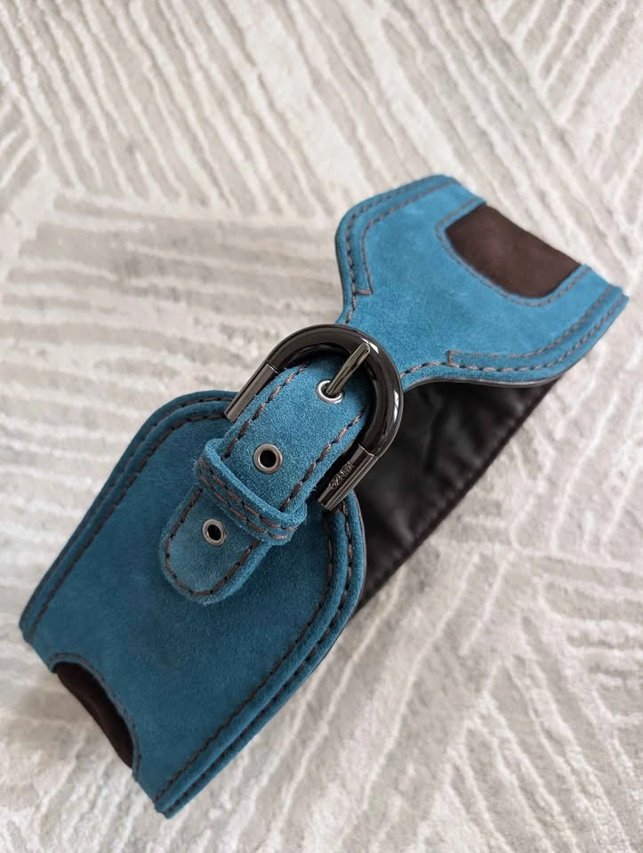 Kenzo Women's High-Waisted Leather Belt - photo 2
