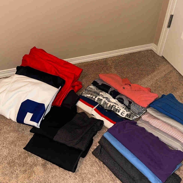 men’s clothes sizes 2XL to 3XL 17 items
