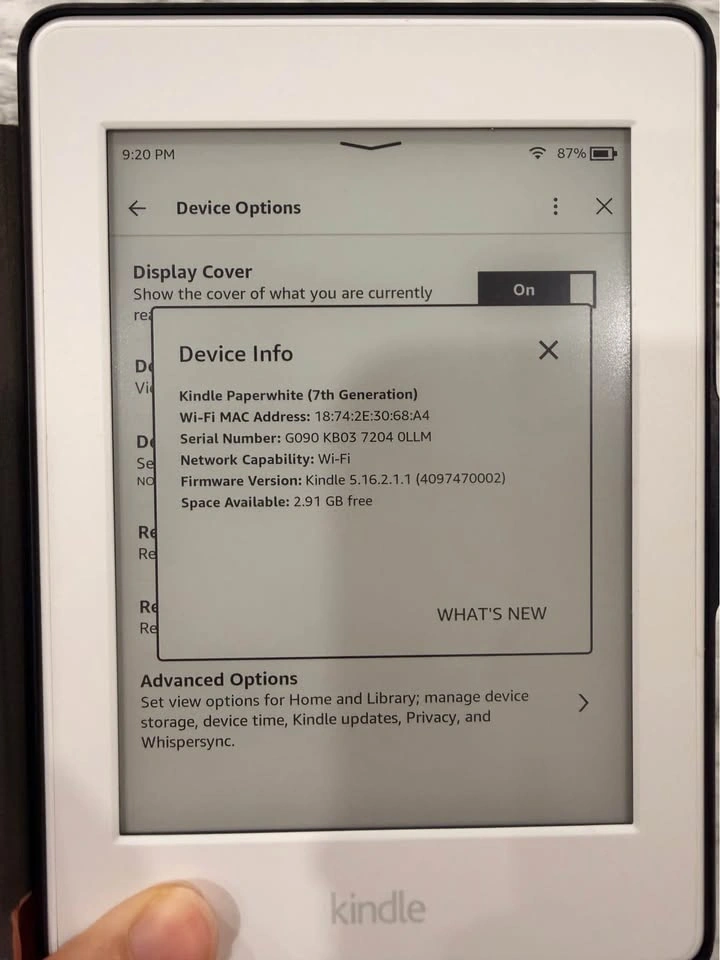 Kindle Paperwhite (7th Generation) - photo 3