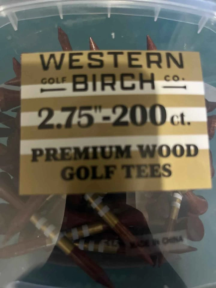 Western Birch Premium Wood Golf Tees 200 Count 2.75 Inch - photo 3