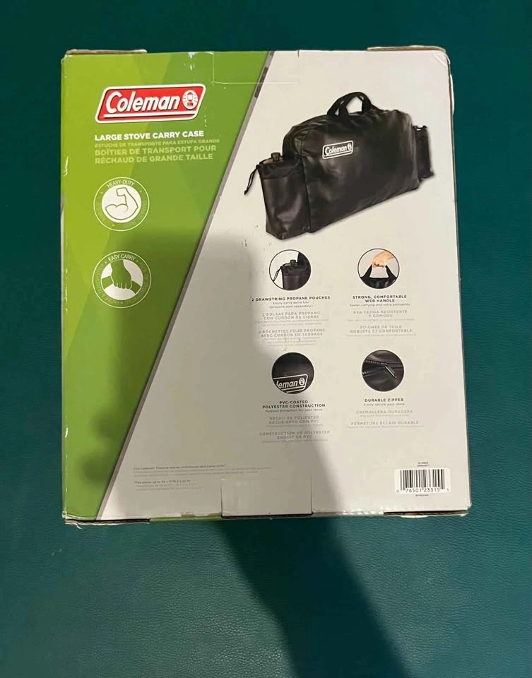 Coleman Stove Carry Case Rugged Propane Grill Bag Fuel Storage - photo 4