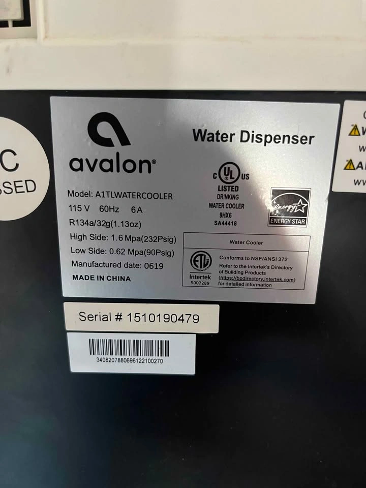 Avalon Hot & Cold Water Dispenser Top Load Water Cooler - photo 3