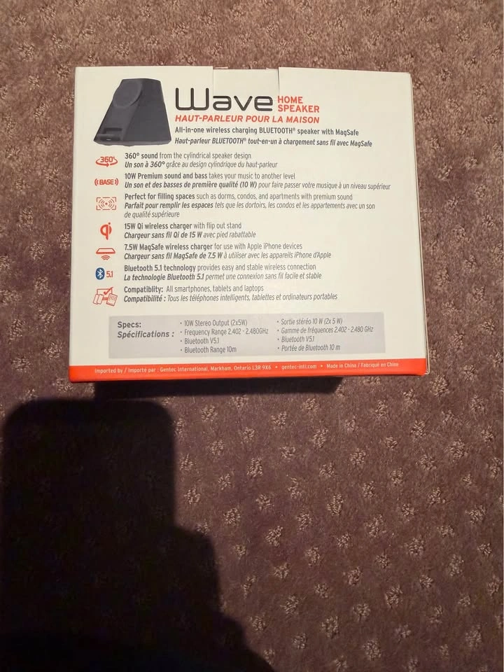 iQ Wave Home Speaker with MagSafe Wireless Charging (Sealed; BNI - photo 2