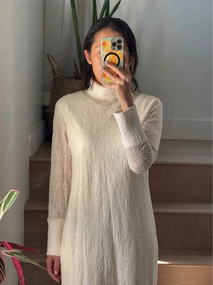 Zara Wool Turtleneck Midi Dress - photo 2