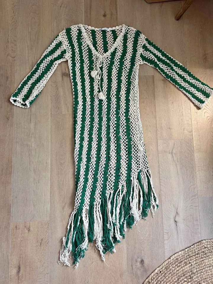 Zara Crochet bikini beach Dress