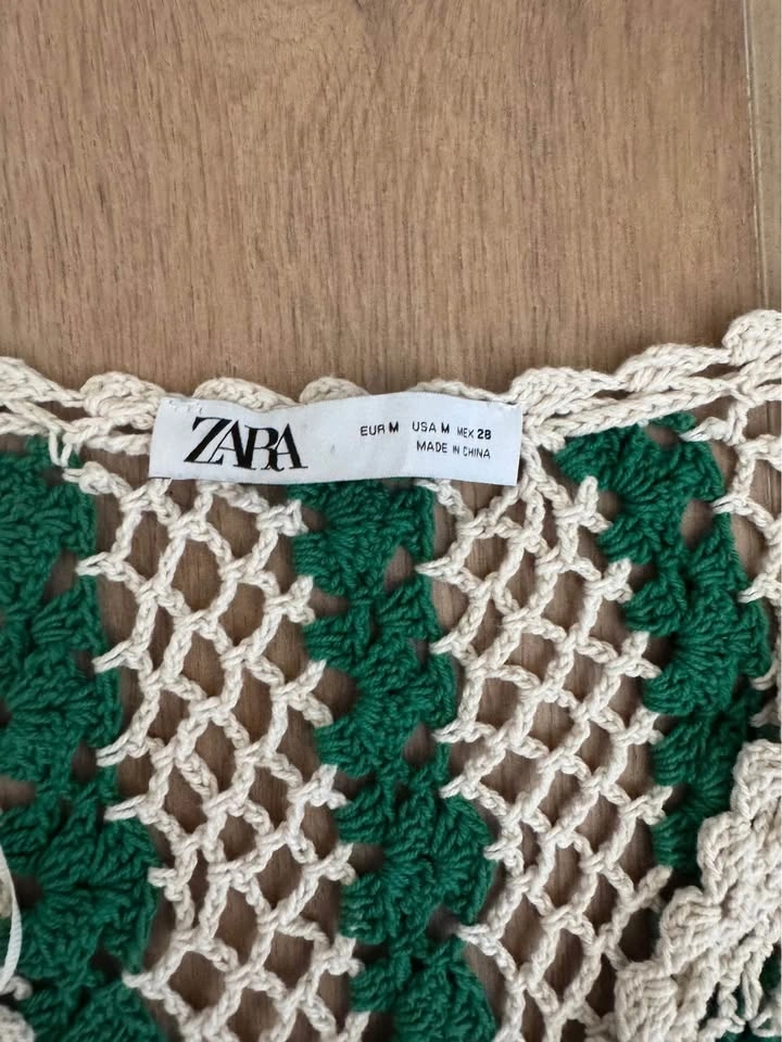 Zara Crochet bikini beach Dress - photo 3