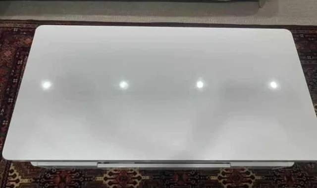 White coffee table thumbnail