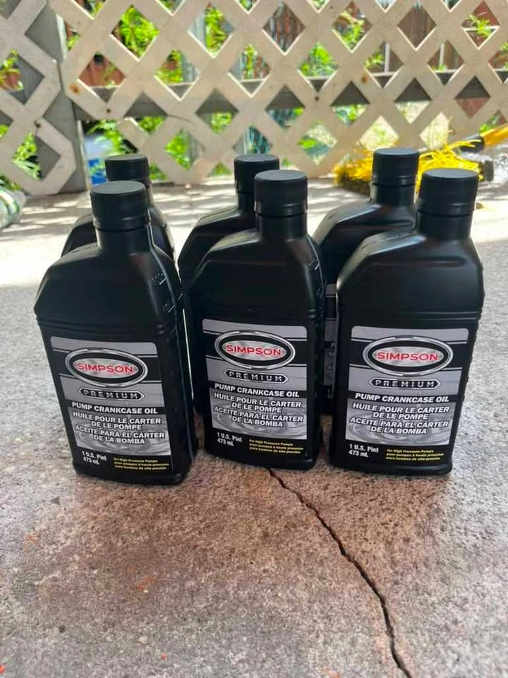 Simpson premium pump oil - photo 2
