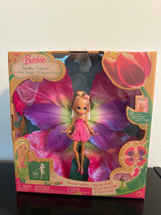 Mattel Barbie Blooming Thumbelina doll