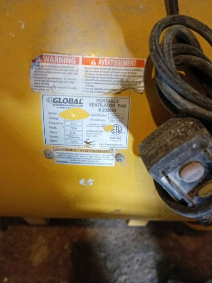 Global Industrial Portable Ventilator Fan - photo 2