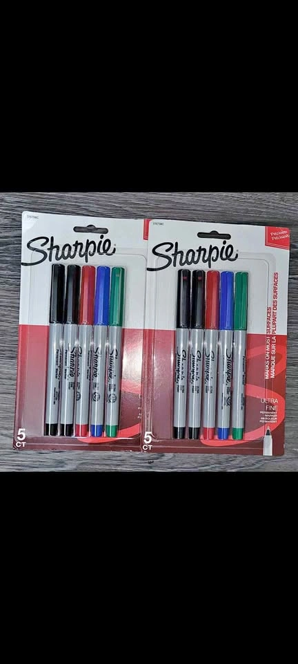 Sharpie Fine tip markers (new)