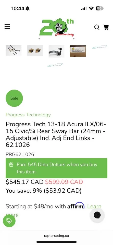 24mm Progress Rear Sway Bar image indicator(4)