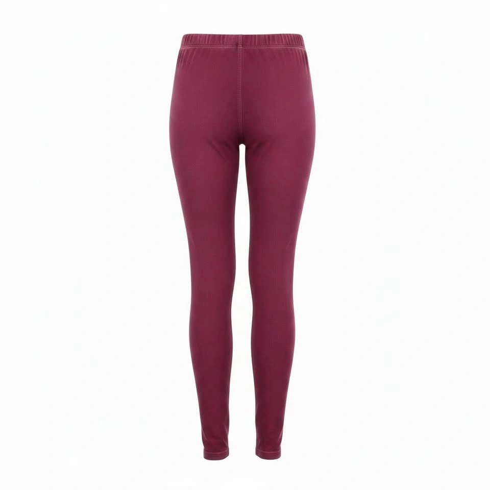 Burgundy High-Waisted Leggings - photo 2
